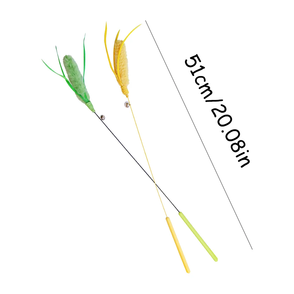 Espantapájaros: diseño creativo de hierba de cola de perro, juguete interactivo para gatos para juegos autónomos y unidos, divertido ejercicio de persecución, - imagen 5