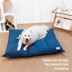 Cama acolchada lavable para perros – Funda suave y antiarañazos