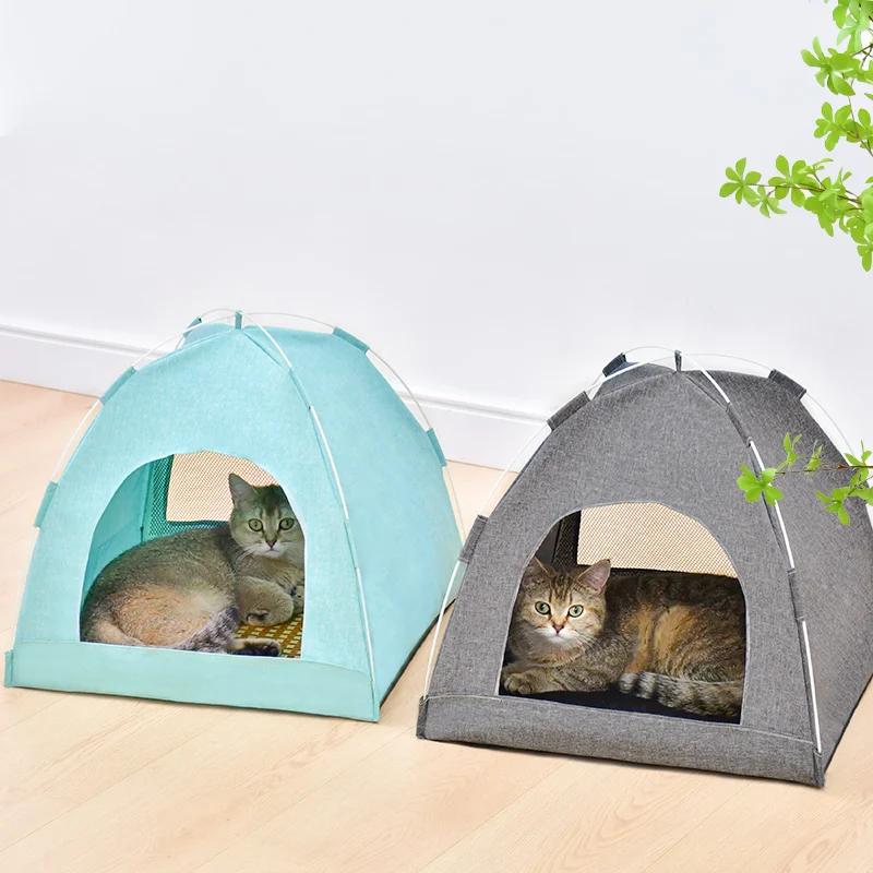 Winter Cat Tent High Quality Cat Bed Foldable Pet Bed Waterproof Cat Camping Bed Portable Bed - imagen 3