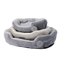 Cama acolchada para perro – Transpirable, duradera y antimordida