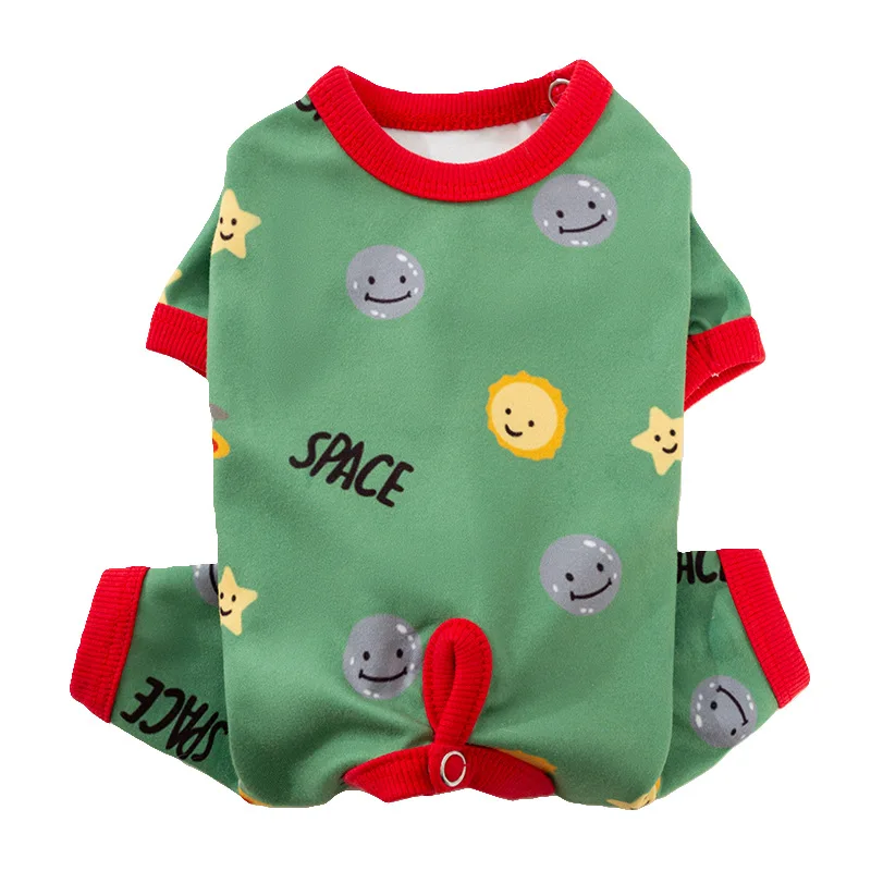 Ropa de casa de cuatro patas para otoño/invierno, ropa de dormir para perros, gatos, perros pequeños y medianos, pantalones de cuatro patas - imagen 5