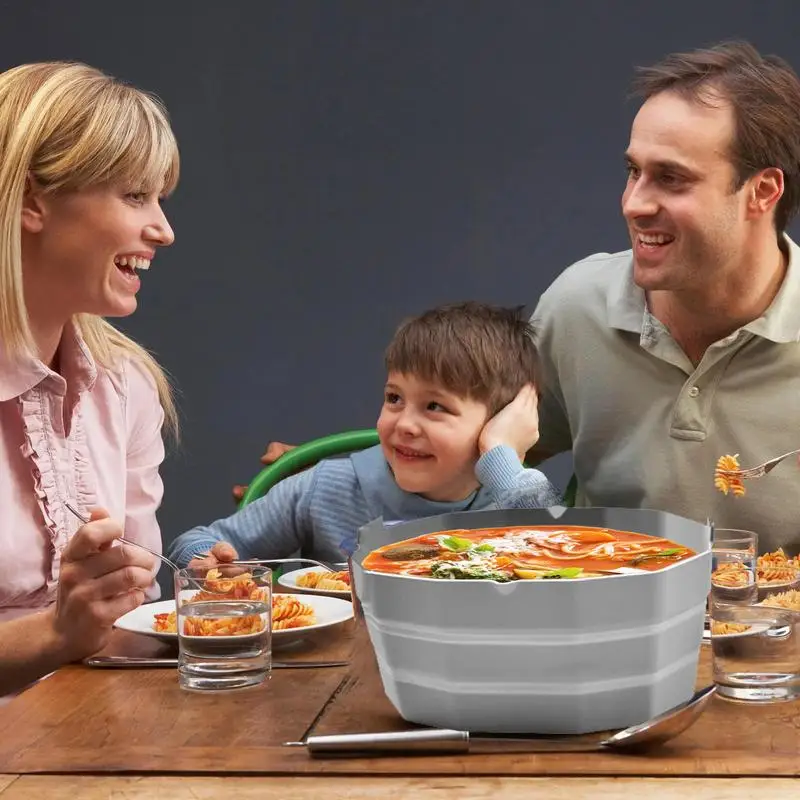 Divisor de olla lenta de silicona reutilizable a prueba de fugas, accesorios de olla multiusos, revestimiento de cocción lenta para la mayoría de los 6 - imagen 4