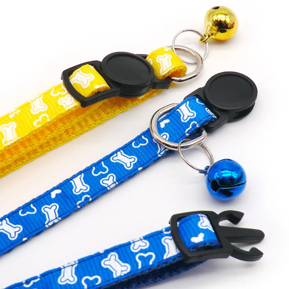 100 Uds. Collares ajustables para mascotas, collares bonitos para perros, collares para gatos, accesorios duraderos y cómodos para animales - imagen 3