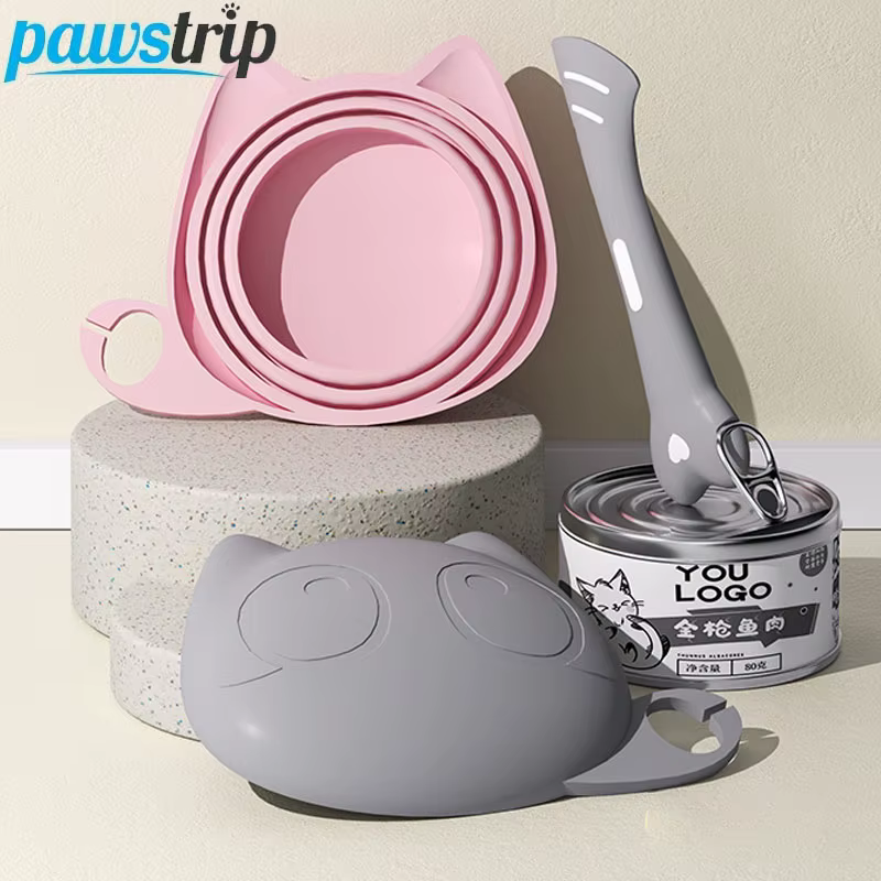 Tapas reutilizables 2 en 1 para latas de comida perros gatos – Frescas