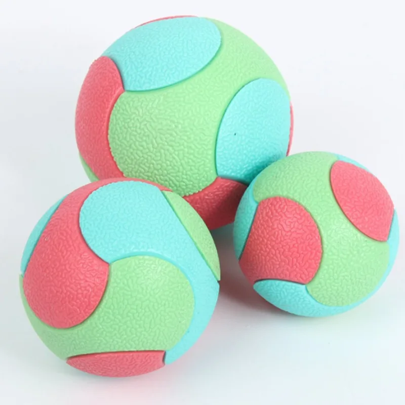 Juguetes de pelota elástica TPR para perros, suministros interactivos para mascotas, juguete de molienda de dientes resistente al masticable para interiores, productos de entrenamiento para lanzar cachorros - imagen 2