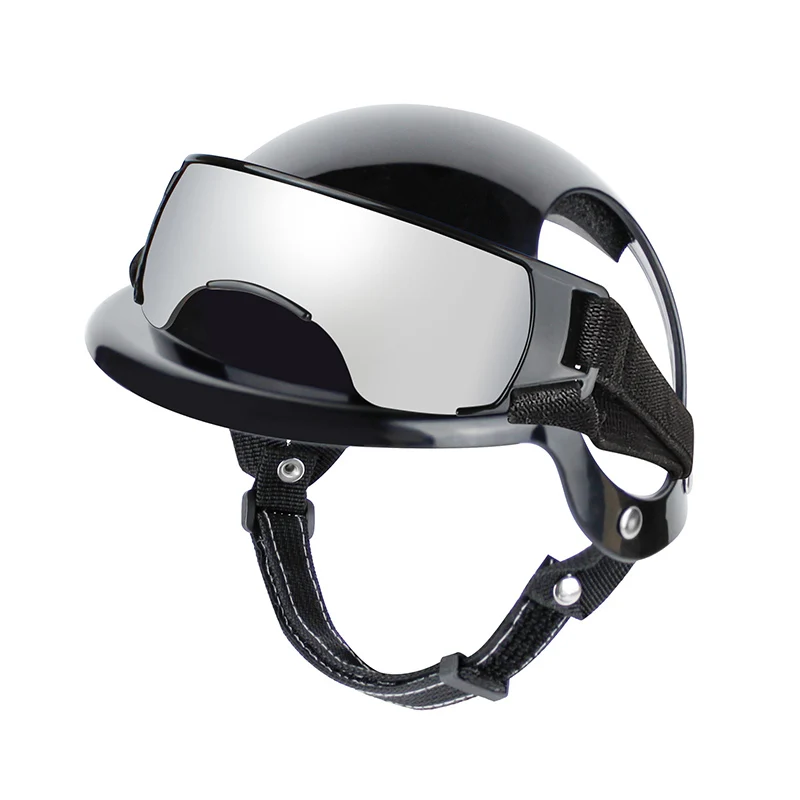 Gafas para perros con casco para perros pequeños, casco para cachorros y gafas de sol para perros pequeños, conducción al aire libre, caminar, andar en bicicleta - imagen 3