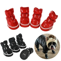 Botas invierno impermeables para perros Chihuahuas y Bulldog Francés