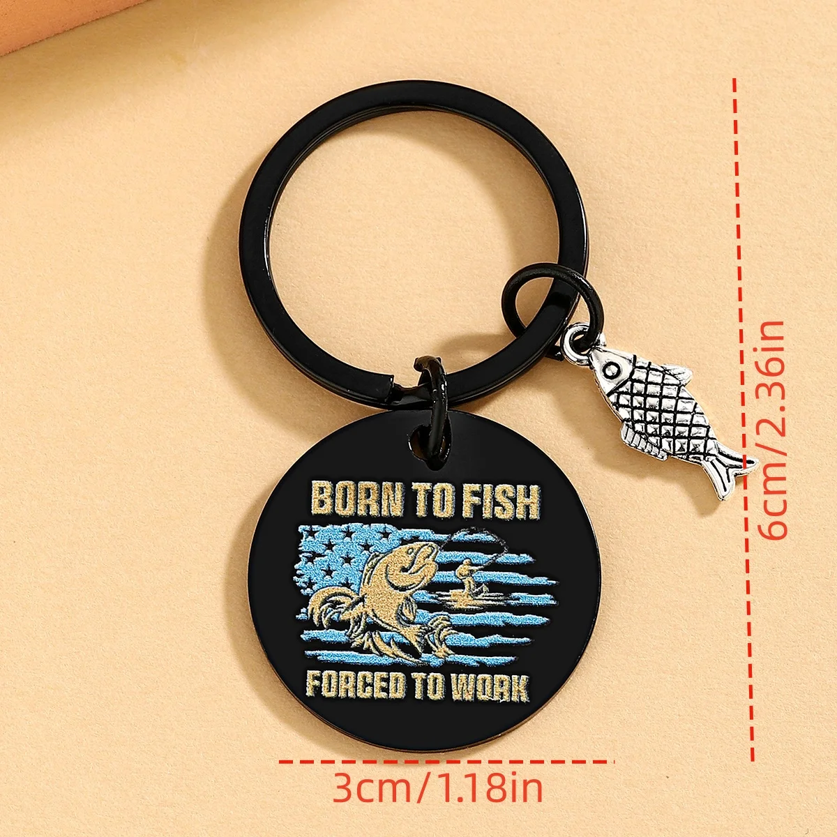 Llavero de pesca, regalos para hombres, regalos de pescador geniales para amantes de la pesca, regalo de pesca único para padres de cumpleaños de Navidad