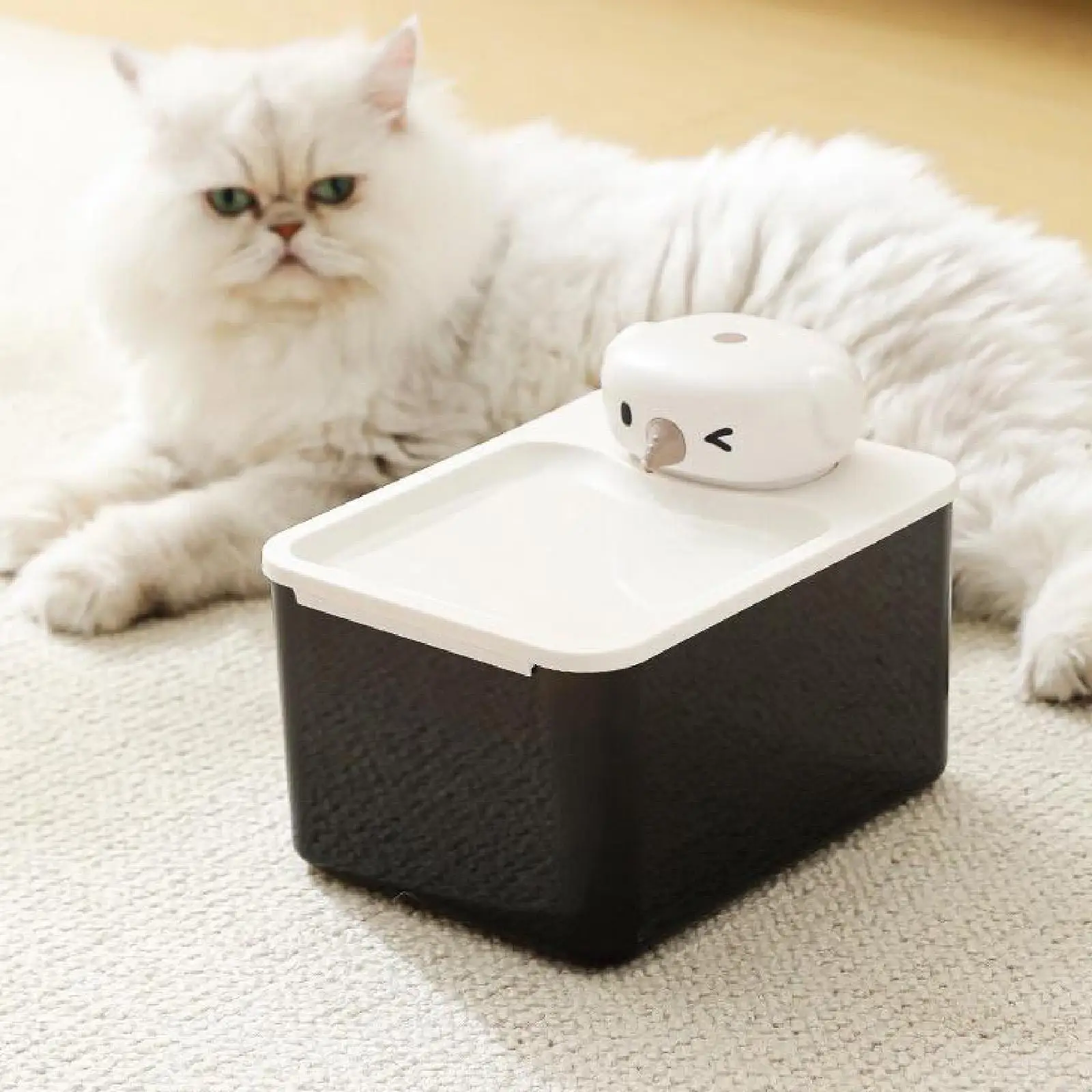 Cat Fountain Low Noise for Cats Interactive Drinking Bowl Cat Water Dispenser for Indoor Pet Supplies Multiple Pets Travel Kitty