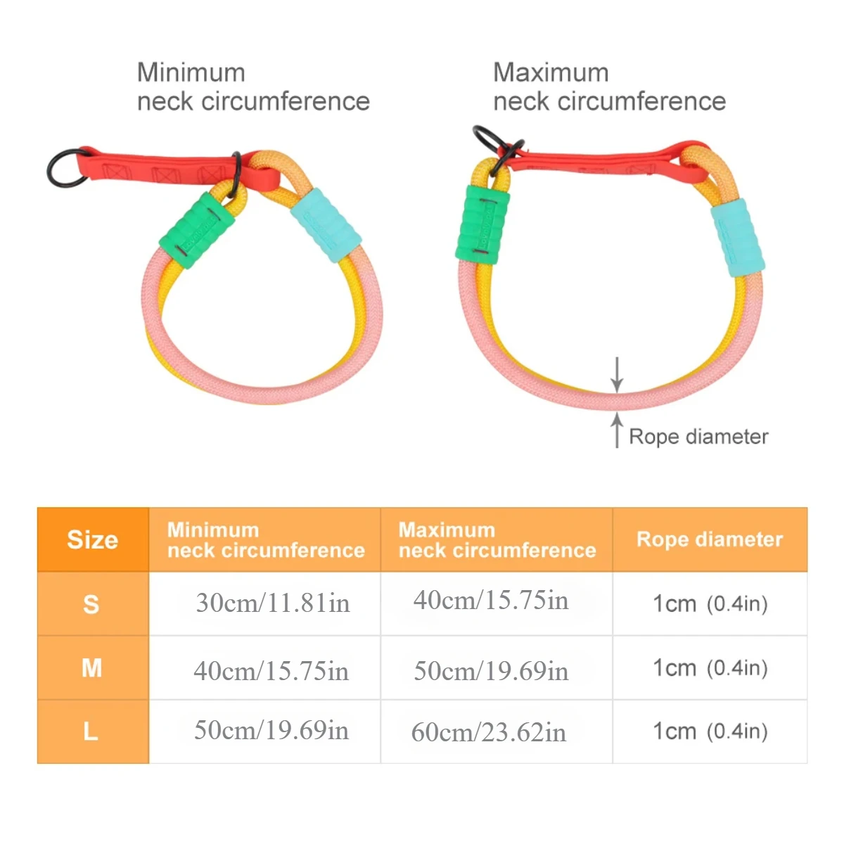 Collar colorido para perro, Collar de cadena P, Collar para cachorro, accesorios para mascotas - imagen 2
