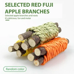 Madera de manzana para masticar – Juguete dental para conejos