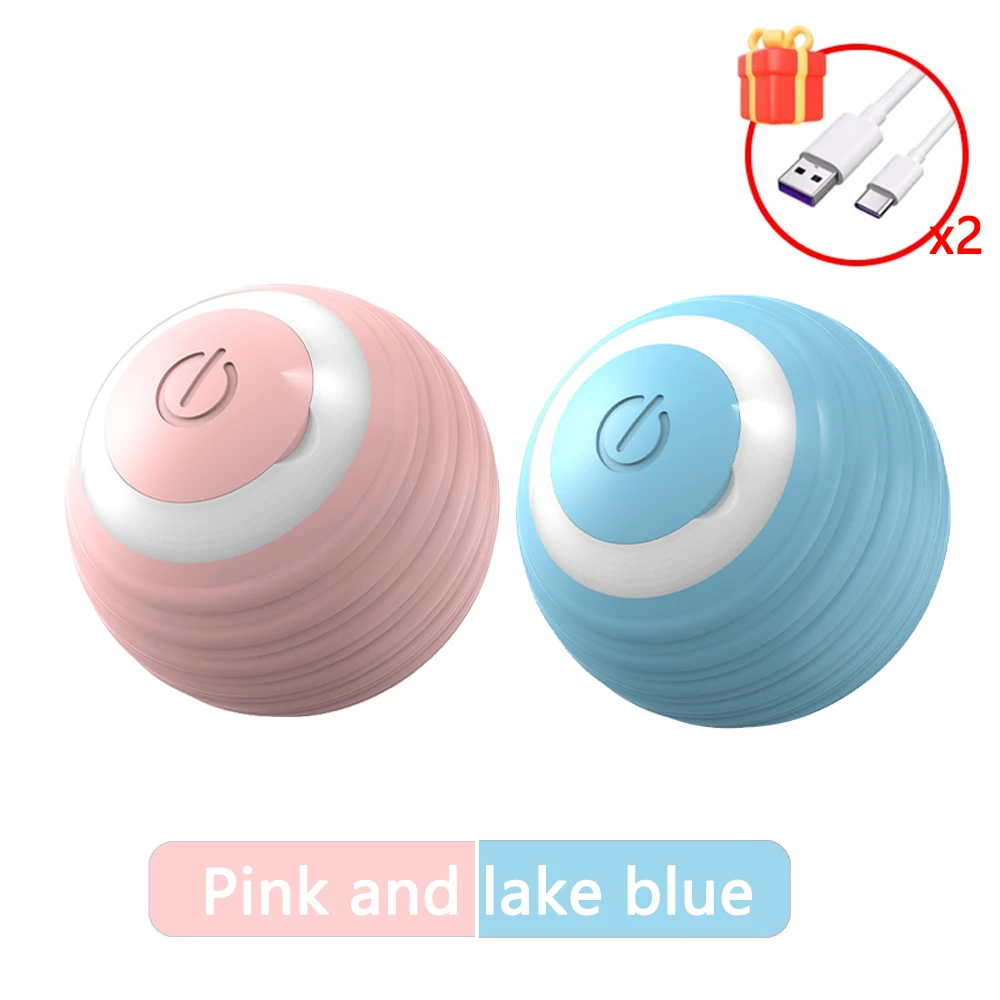 Pink and lake blue
