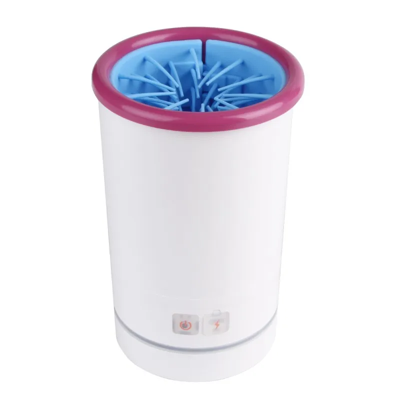 LMZOE-émbolo automático para mascotas, limpiador de silicona suave, bajo ruido, taza de lavado de pies, gatos y perros, lavado rápido, carga USB, 3,7 V - imagen 3