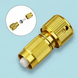Adaptador manguera jardín aluminio conexión rápida para perro y gato