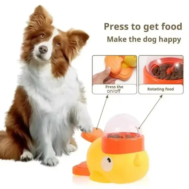 Comedero interactivo pato para perros – dispensador golosinas - imagen 4