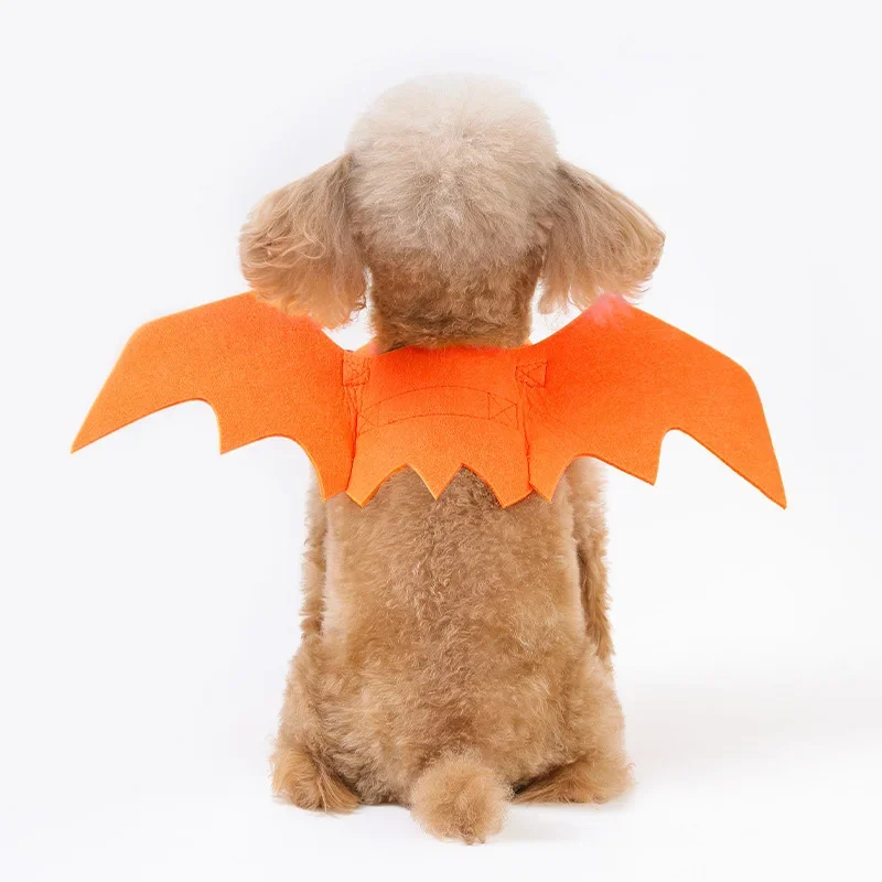 Disfraz de Halloween con alas de murciélago negro para mascotas, accesorio de Cosplay para gatos, arnés para perros, ropa divertida para gatos, accesorios de fiesta - imagen 2