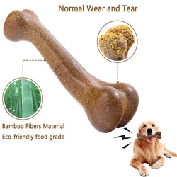 Hueso masticable resistente anti-mordida para perros grandes y medianos