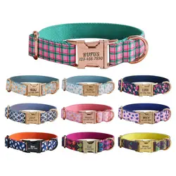 Collar perro fantasma de frutas con identificación ajustable y correa