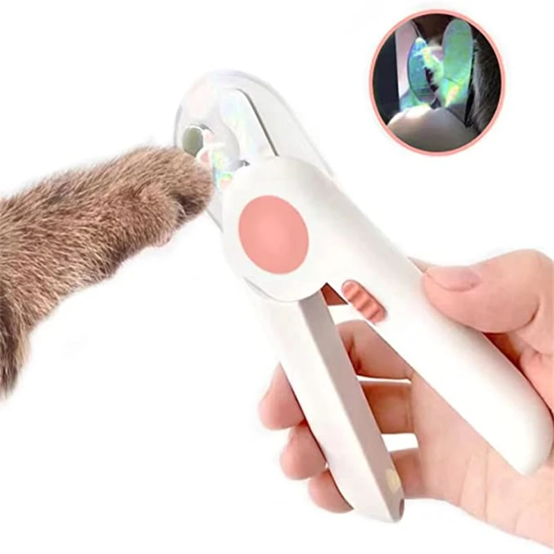 Cortauñas Led para el cuidado de mascotas, cortaúñas para perros y gatos, suministros para uñas de animales, lima de uñas profesional, recortador para gatos y conejos, cortaúñas para perros - imagen 2