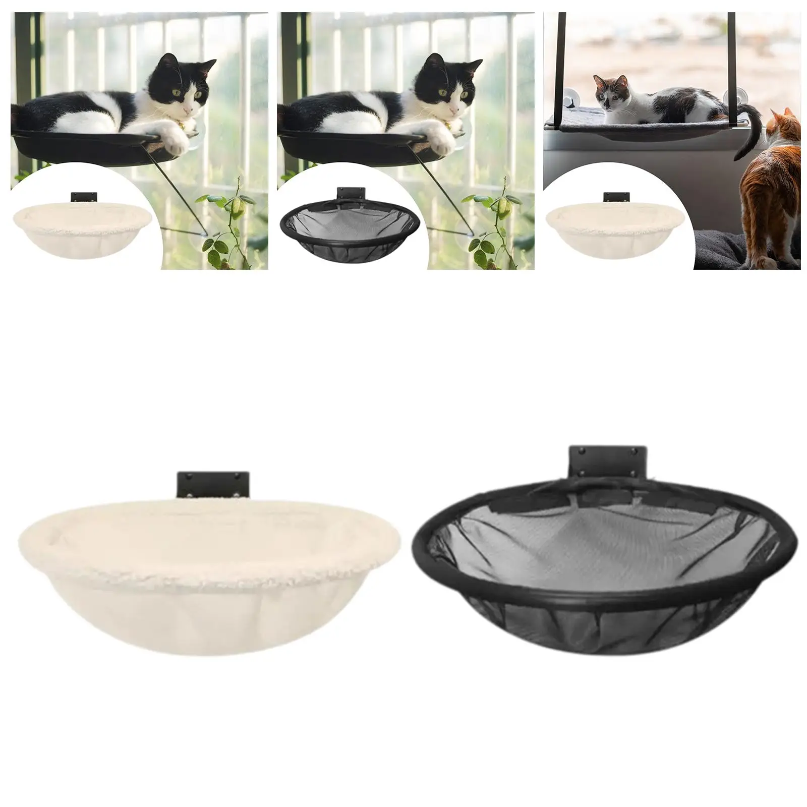Cat Hammock platforms Modern Cat Bed for Lounging Playing Easy Installation