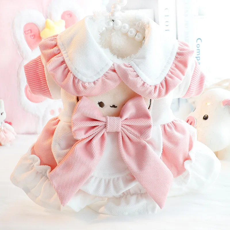 Vestido invierno grueso para perros pequeños y gatos – Princesa lazo - imagen 3