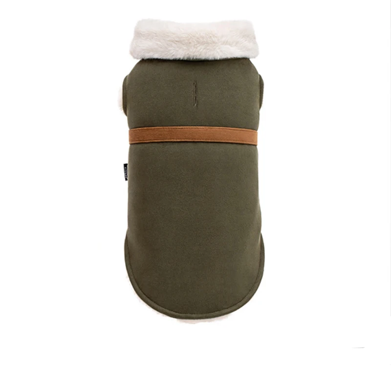 Chaleco Whippet de tela de ante de invierno a la moda, abrigo para perro galgo italiano, ropa cálida y suave para perro Terrier sin aire - imagen 5