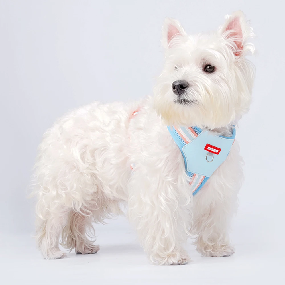 Los más nuevos arneses para caminar para perros y cachorros, arnés para mascotas sin tirones para perros pequeños y medianos, caniche de Pomerania, Pug, mascotas, suministros de accesorios - imagen 5