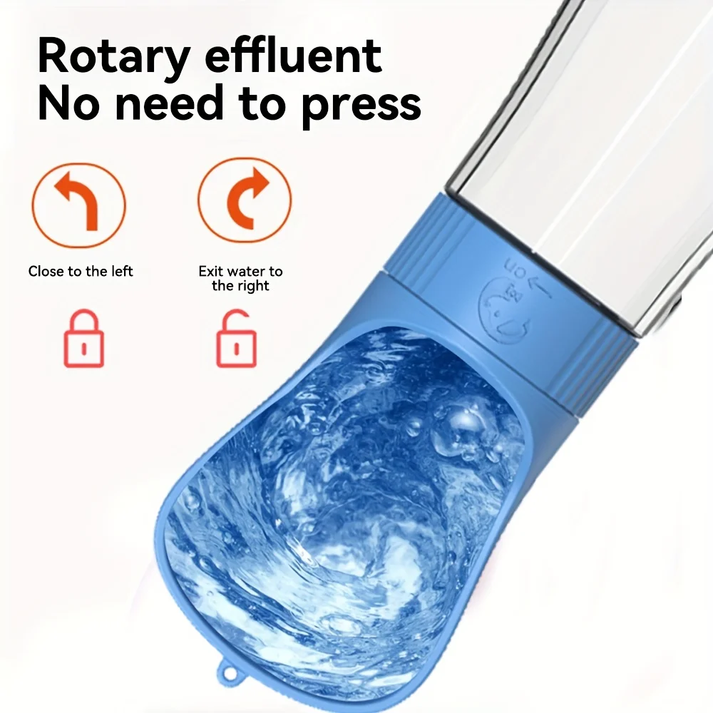 Dispensador portátil de botellas de agua y cuencos para perros: mantenga su mascota hidrata en la marcha, taza de agua para exteriores para perros - imagen 5