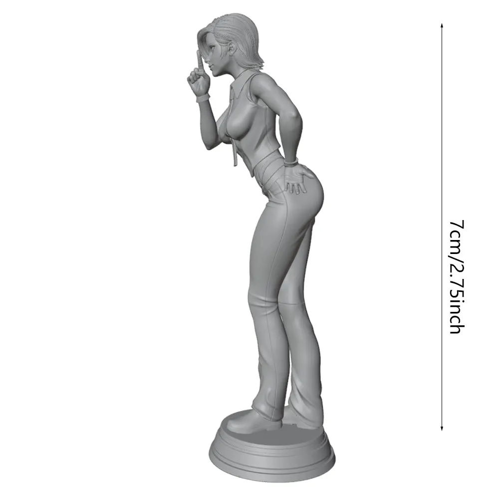 Miniatura resina gata para colección – Figura decorativa de coleccionismo - imagen 2