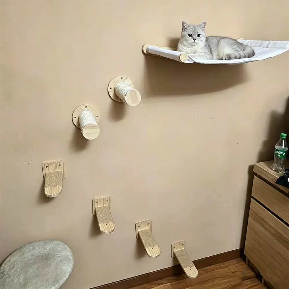 Árbol rascador para gatos con hamaca y plataformas de juego