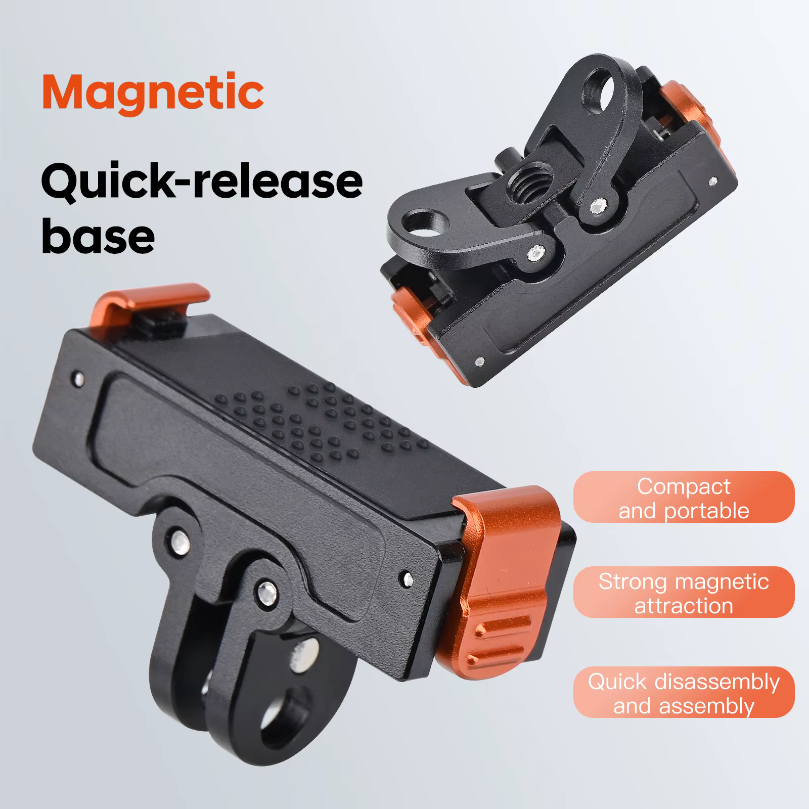 Adaptador magnético liberación rápida para DJI Osmo Action 4 y 5 Pro