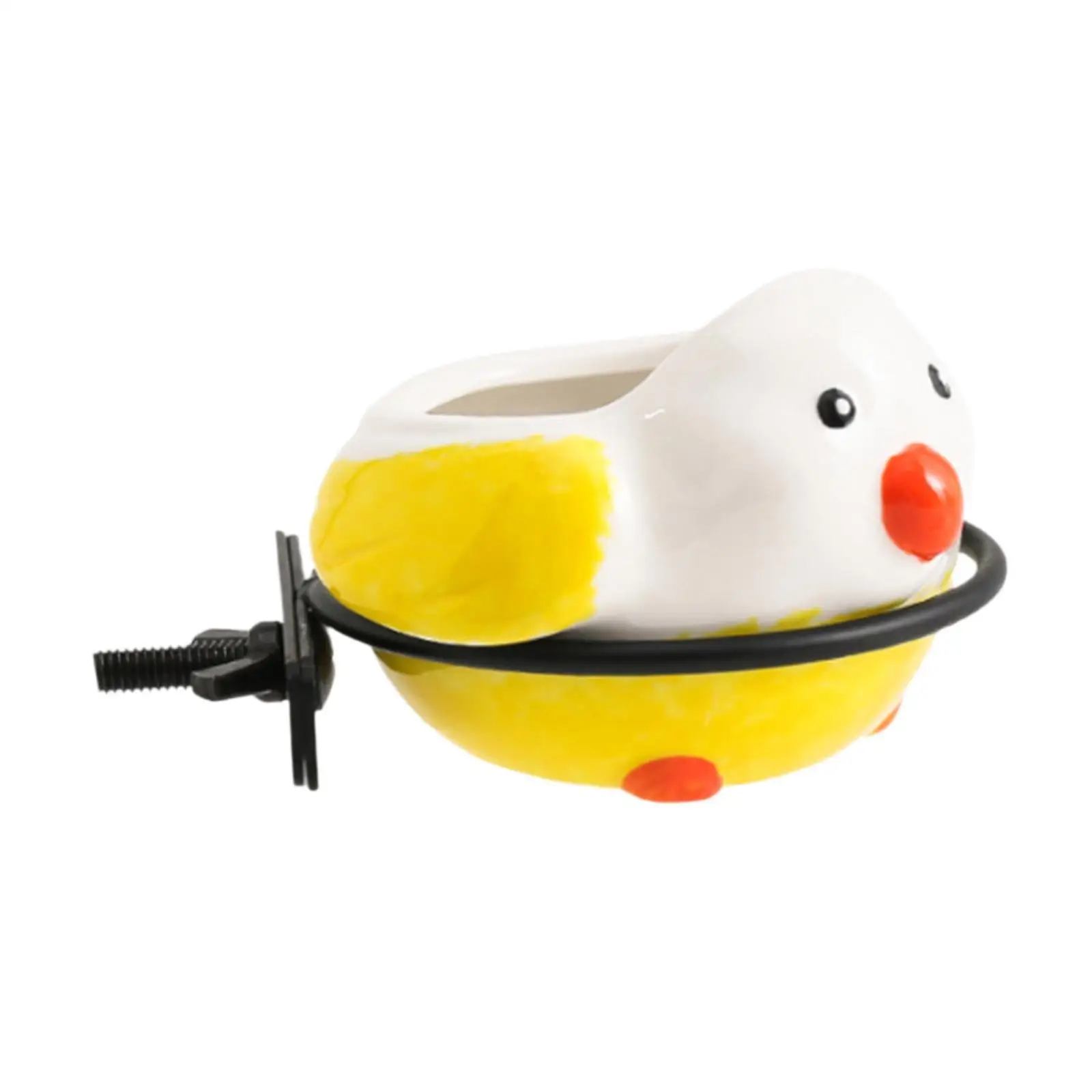 Birdcage Food Bowl, Ceramic Bird Feeding Dish Cup with Clamp Holder, Food Water Bowl for Hamster, Macaw, , Parrot