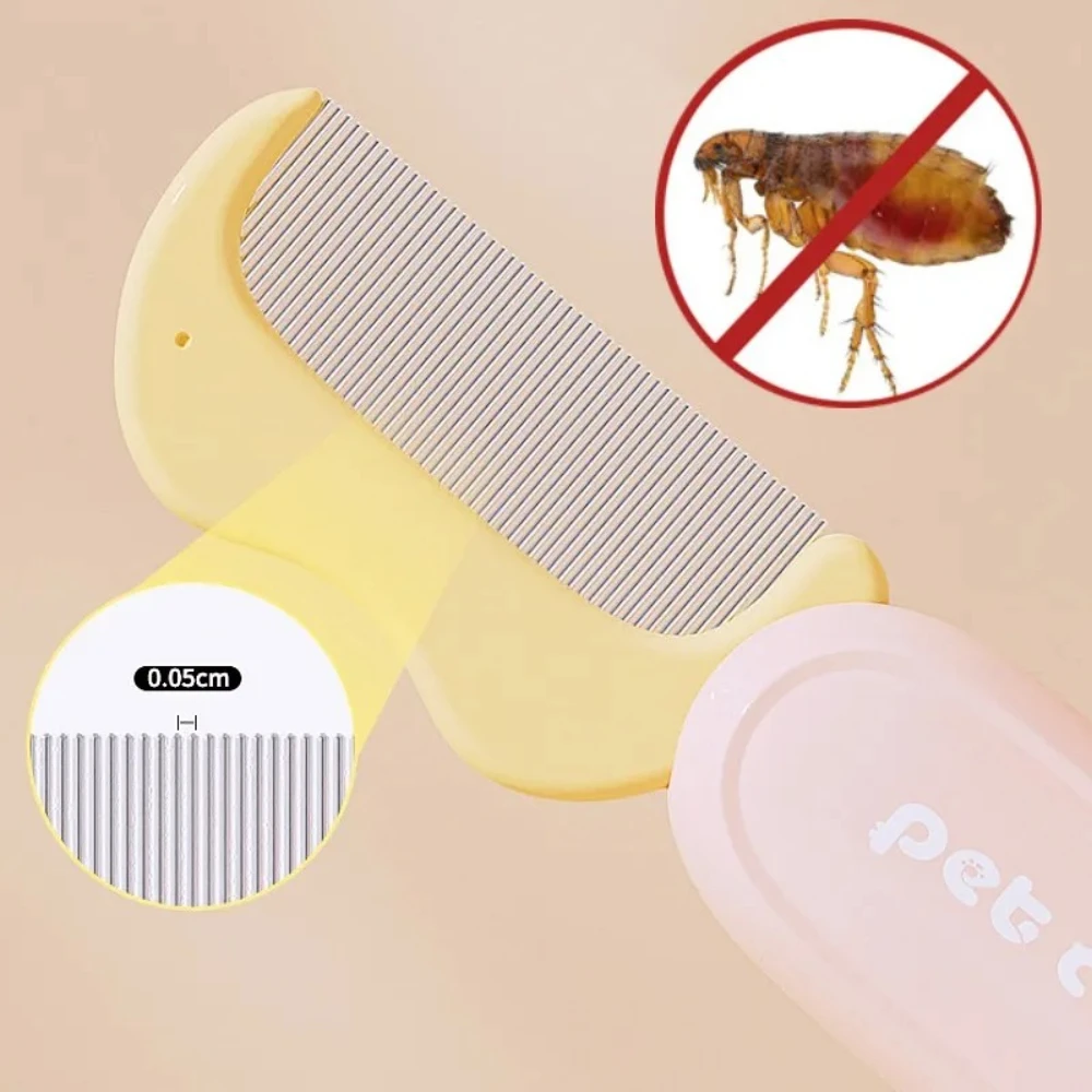 Dog Comb Dense Combs Cat Brush Foldable Pet Hair Remover Mini Face Comb Dog Cleaning Brush Massage Cat Combs Pet Grooming Combs - imagen 4