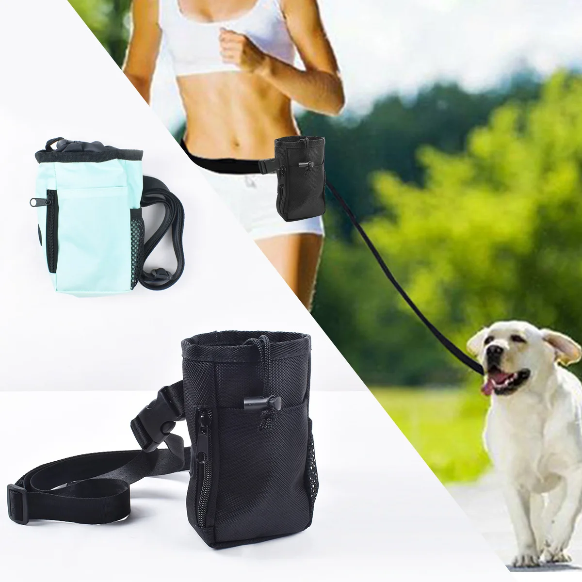 Bolsa cintura entrenamiento perro – Porta golosinas y premios al aire libre - imagen 4