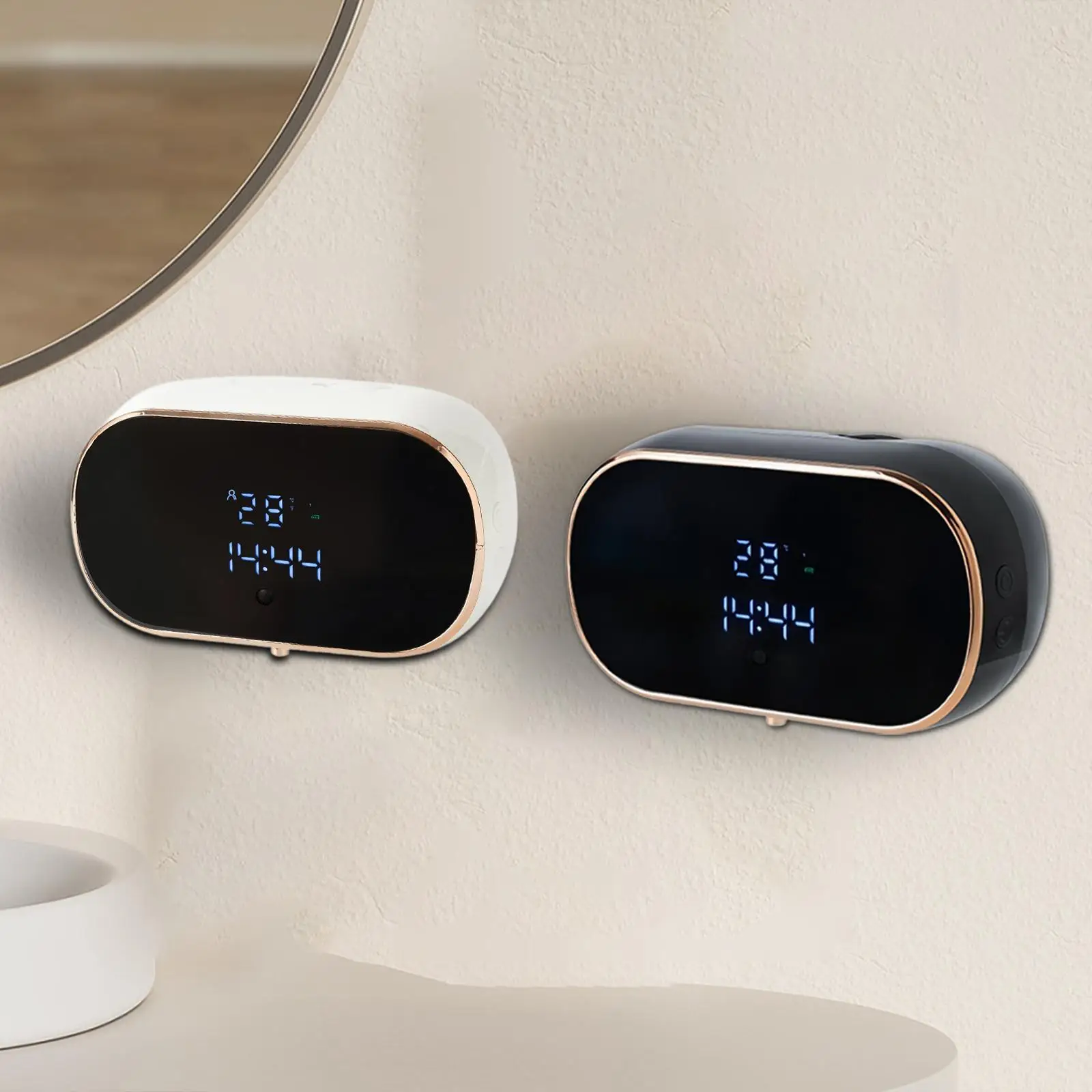 Automatic Foaming Soap Dispenser 350ml Smart Dish Soap Dispenser IPX5 Waterproof for Offices Commercial Bathroom Kitchen Hotel