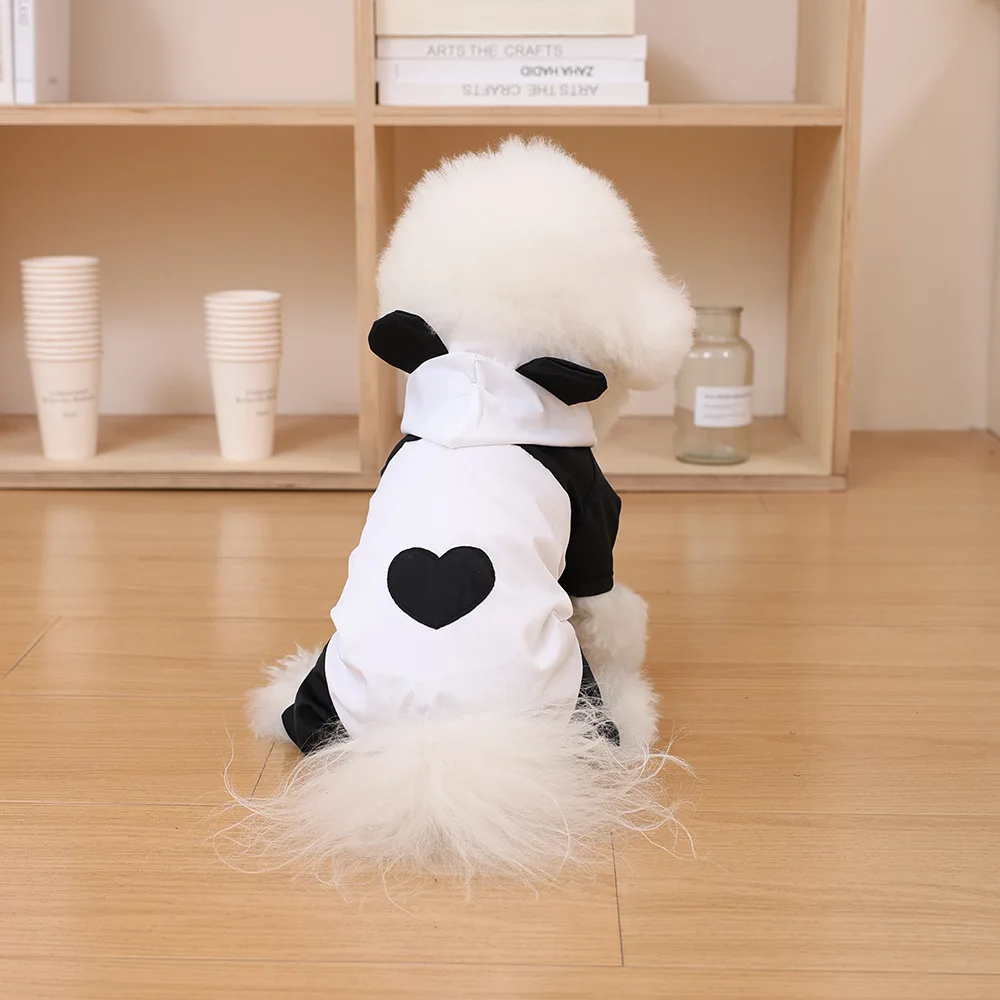 Chubasquero para perros y mascotas, impermeable para cachorros pequeños, mono de peluche, chaqueta con capucha bonita, abrigo - imagen 3