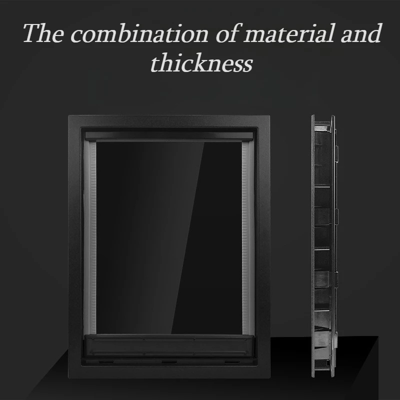 Imán de salida de entrada gratuito, posicionamiento para puerta de perro, gato, cachorro, mascota, fijación de tornillo, puertas de seguridad duraderas de varios tamaños para puerta de casa - imagen 4