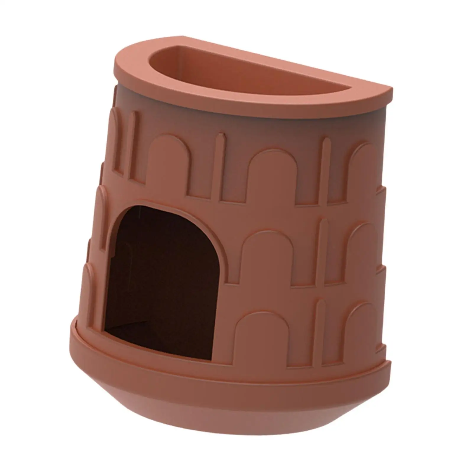 Reptile Cave Hideaway Hides Landscape Pets Hut for Turtle Spider Chameleon