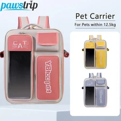 Mochila de transporte para gatos y perros pequeños, transpirable