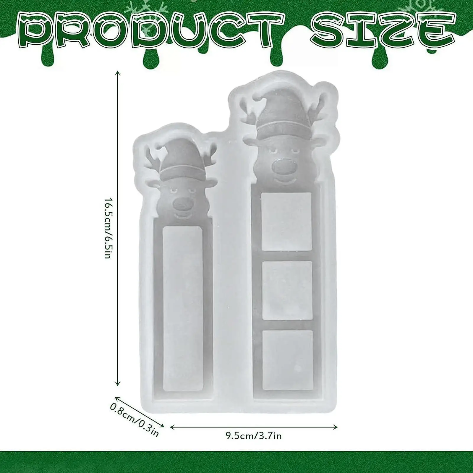 Christmas Candle Model for Candle Making Handmade Gift DIY Decorative Xmas Home Decor Christmas Ornament for Soap Plaster