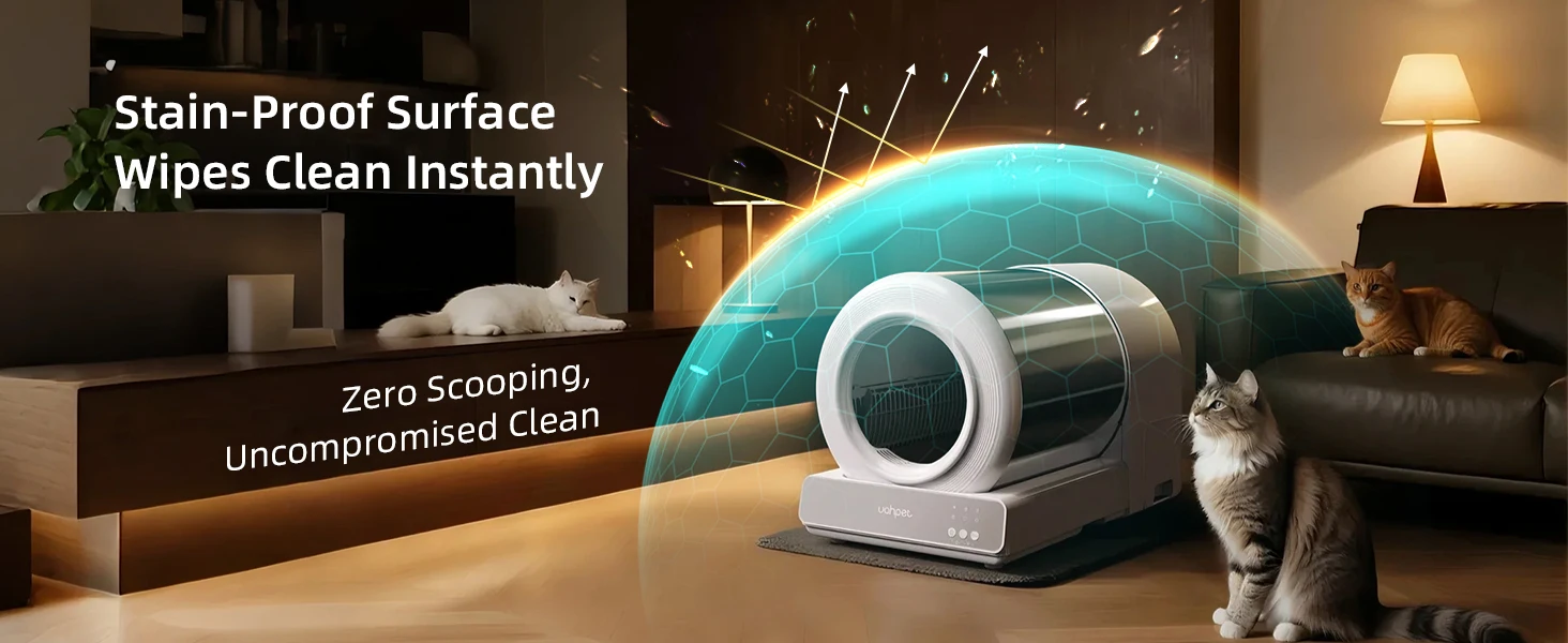 self-cleaning cat litter box