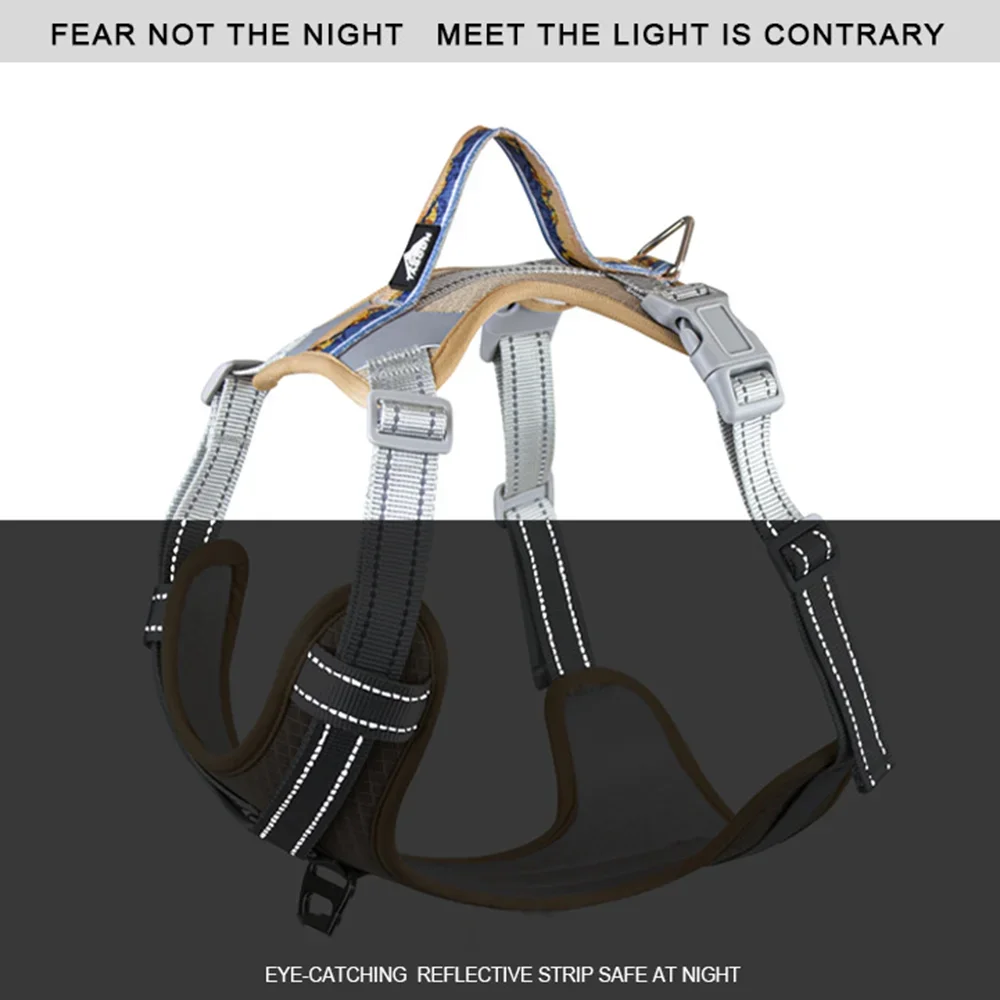 Arnés ligero y transpirable para perros, correa ajustable para el pecho para mascotas, entrenamiento para caminar al aire libre, arneses para mascotas para perros pequeños y medianos - imagen 4