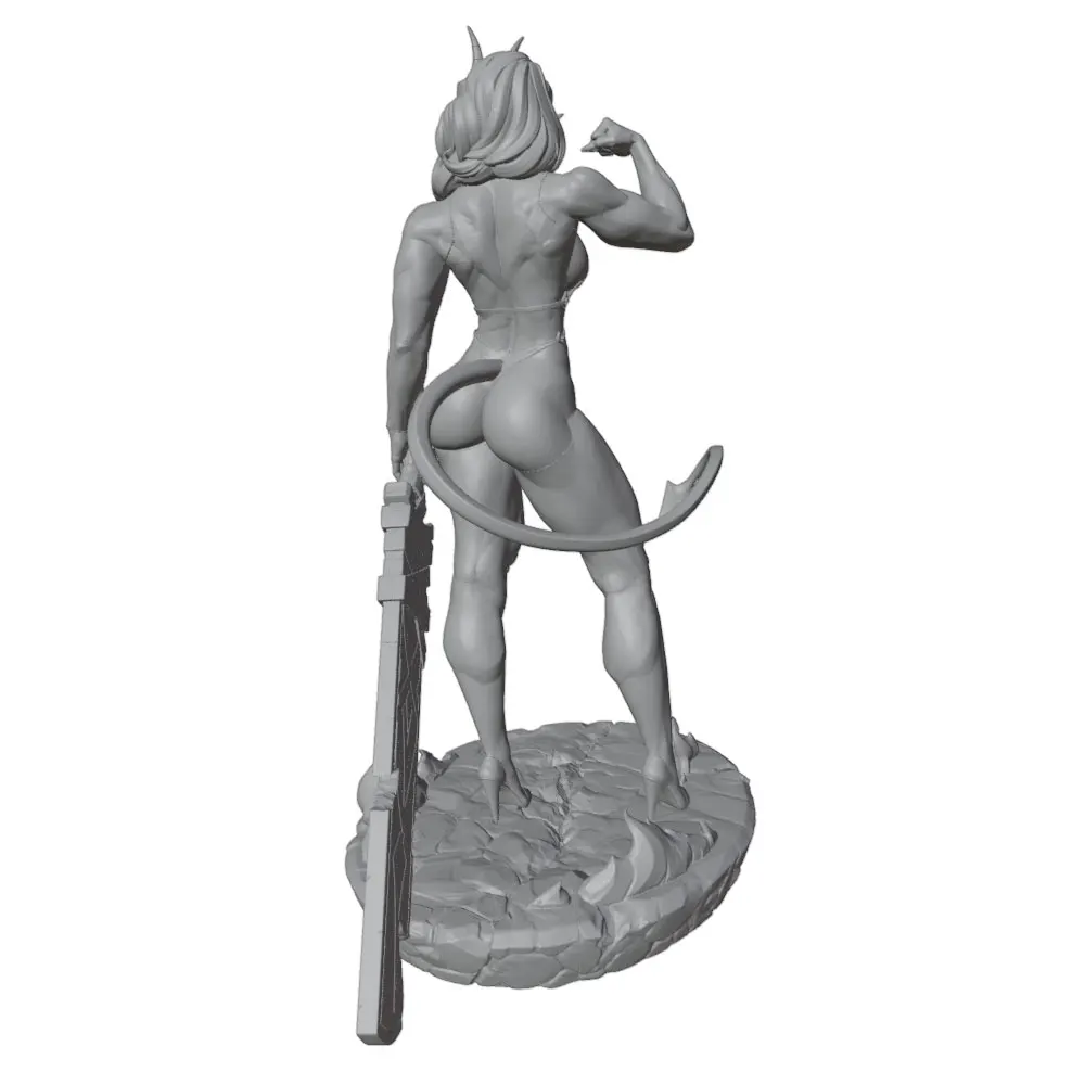 Miniatura de Anime 1/24 – Figura decorativa GK sin pintar - imagen 2