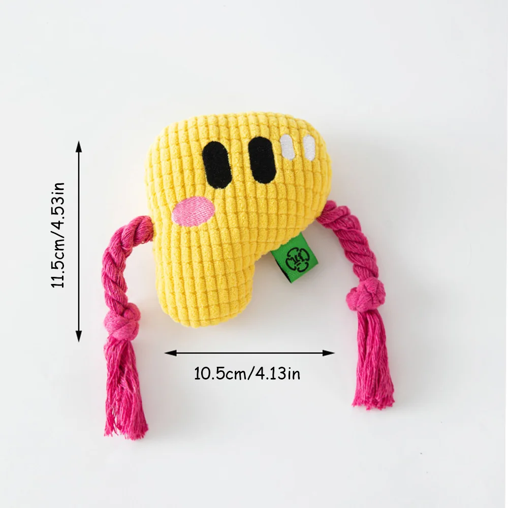 Dog Chew Toy - Durable Rope Knot & Alphabet Design | Teeth Cleaning Molar Toy for Aggressive Chewers - imagen 5