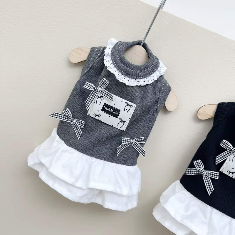 Vestido de princesa para perros mini y gatos – Encaje transpirable y suave - imagen 5