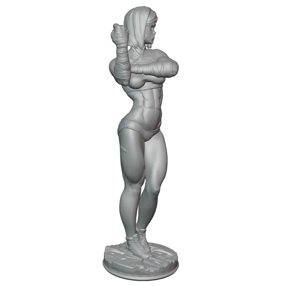 Miniatura de resina para pintar – Figura coleccionable para gatos - imagen 5