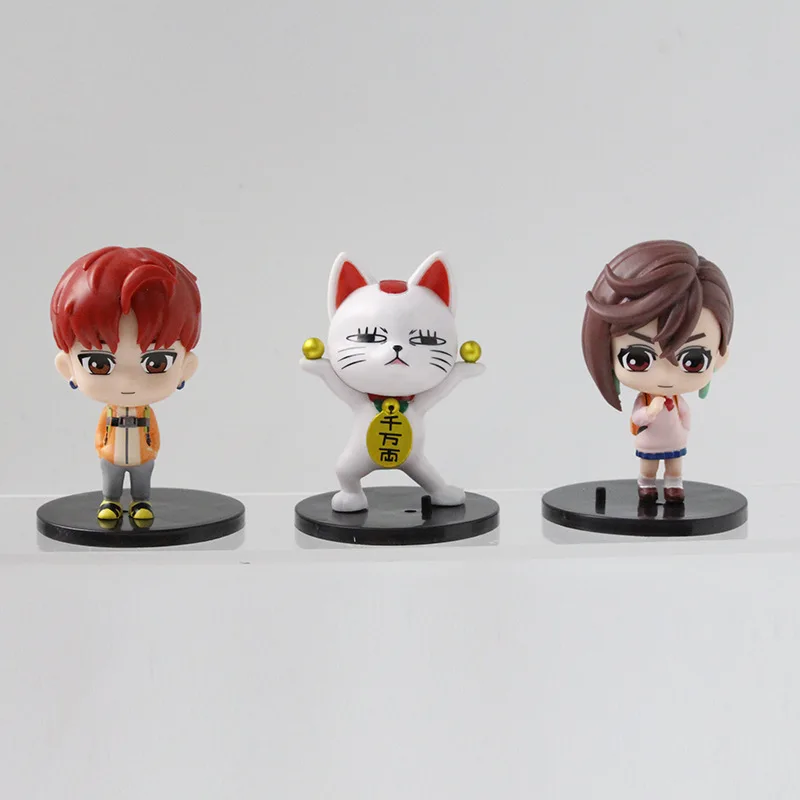 Figuras 6 para gatos y perros Dandadan – Escritorio kawaii y decoracion - imagen 2