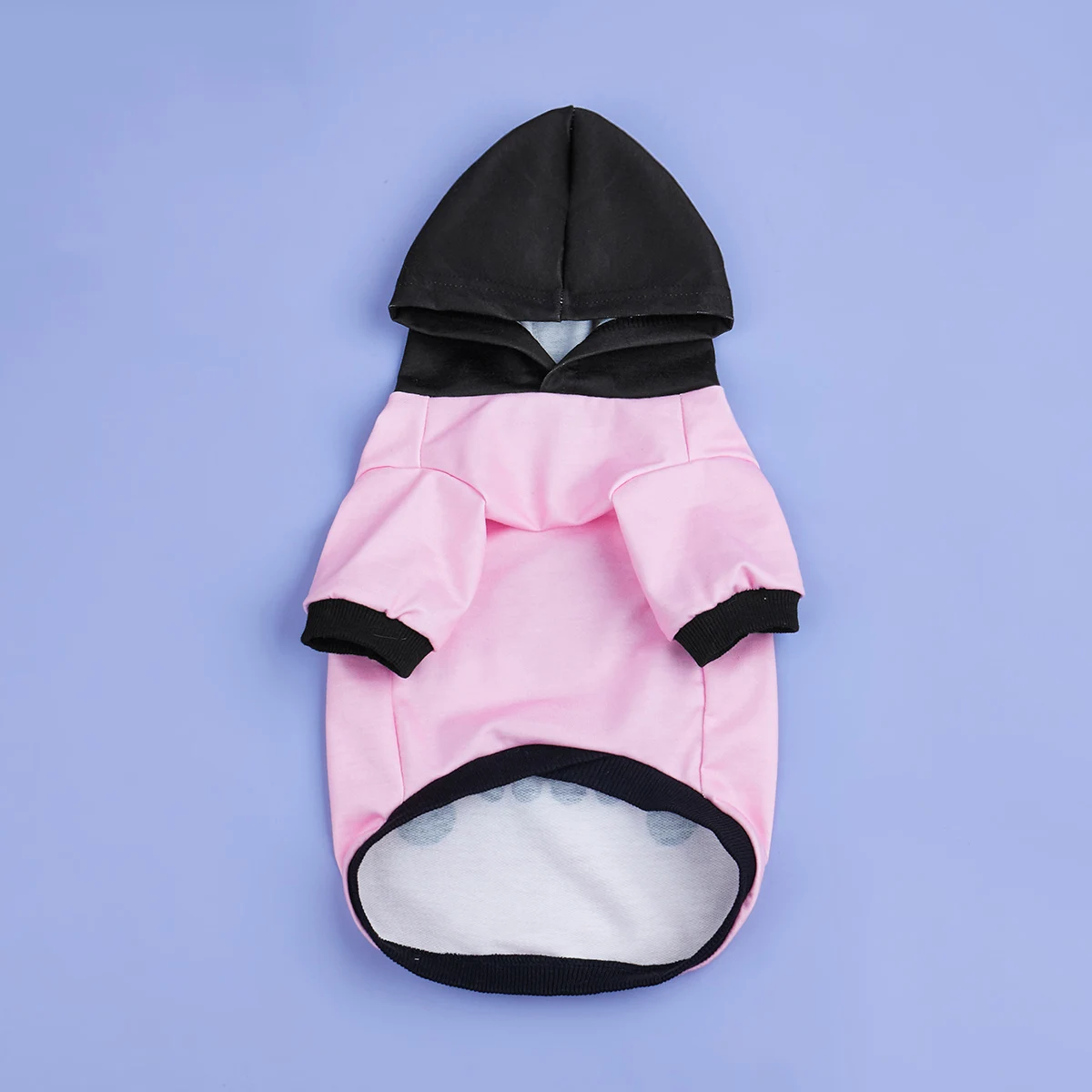 Sudadera con capucha para perro, camisas rosas de Halloween, ropa para perro con patrón de calavera y hueso, sudaderas para perro, ropa para mascotas, ropa de tortuga - imagen 4