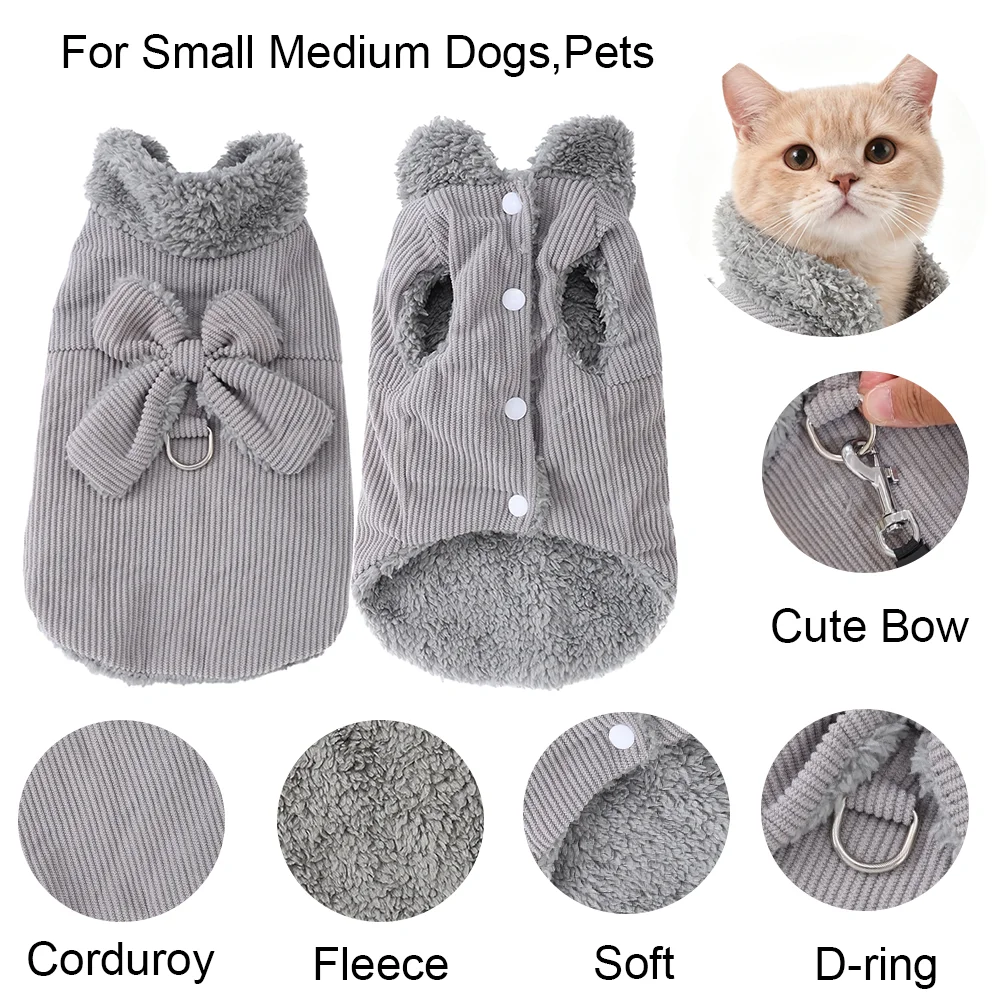 Chaleco de lana para gatos Sphynx y perros pequeños – Abrigo invierno - imagen 4