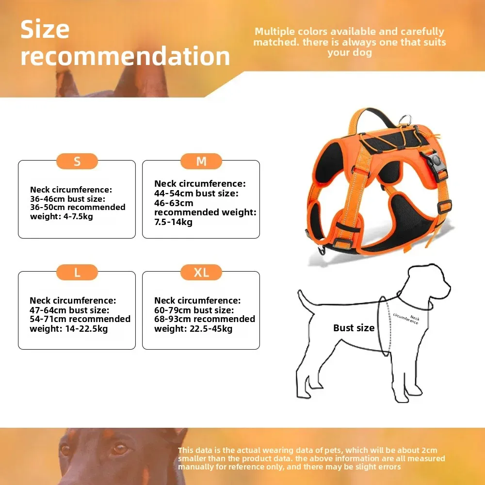 Correa para perro multifuncional a prueba de explosiones, correa para el pecho para mascotas, correa reflectante retráctil, cuerda para caminar para perros, productos para mascotas - imagen 3